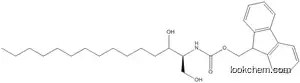 Molecular Structure of 920277-16-3 (Carbamic acid, N-[(1S)-2-hydroxy-1-(hydroxymethyl)tetradecyl]-,9H-fluoren-9-ylmethyl ester)